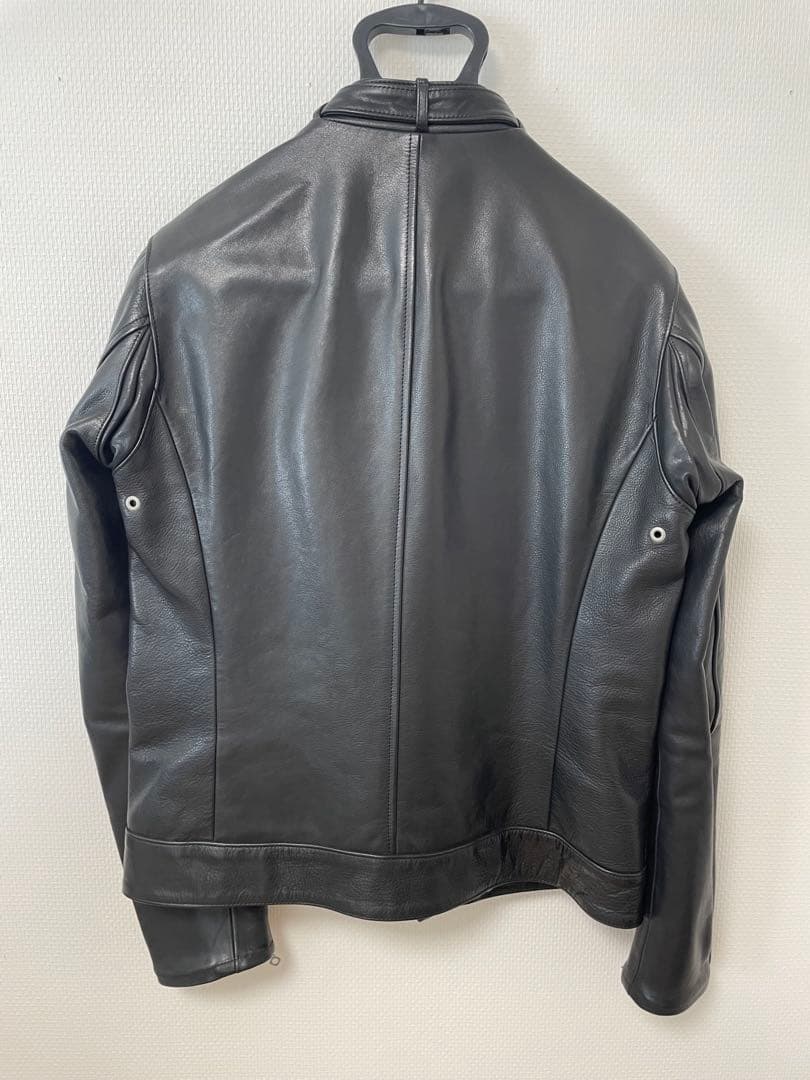 ミハラヤスヒロ　黒　レザーシングルライダースジャケット