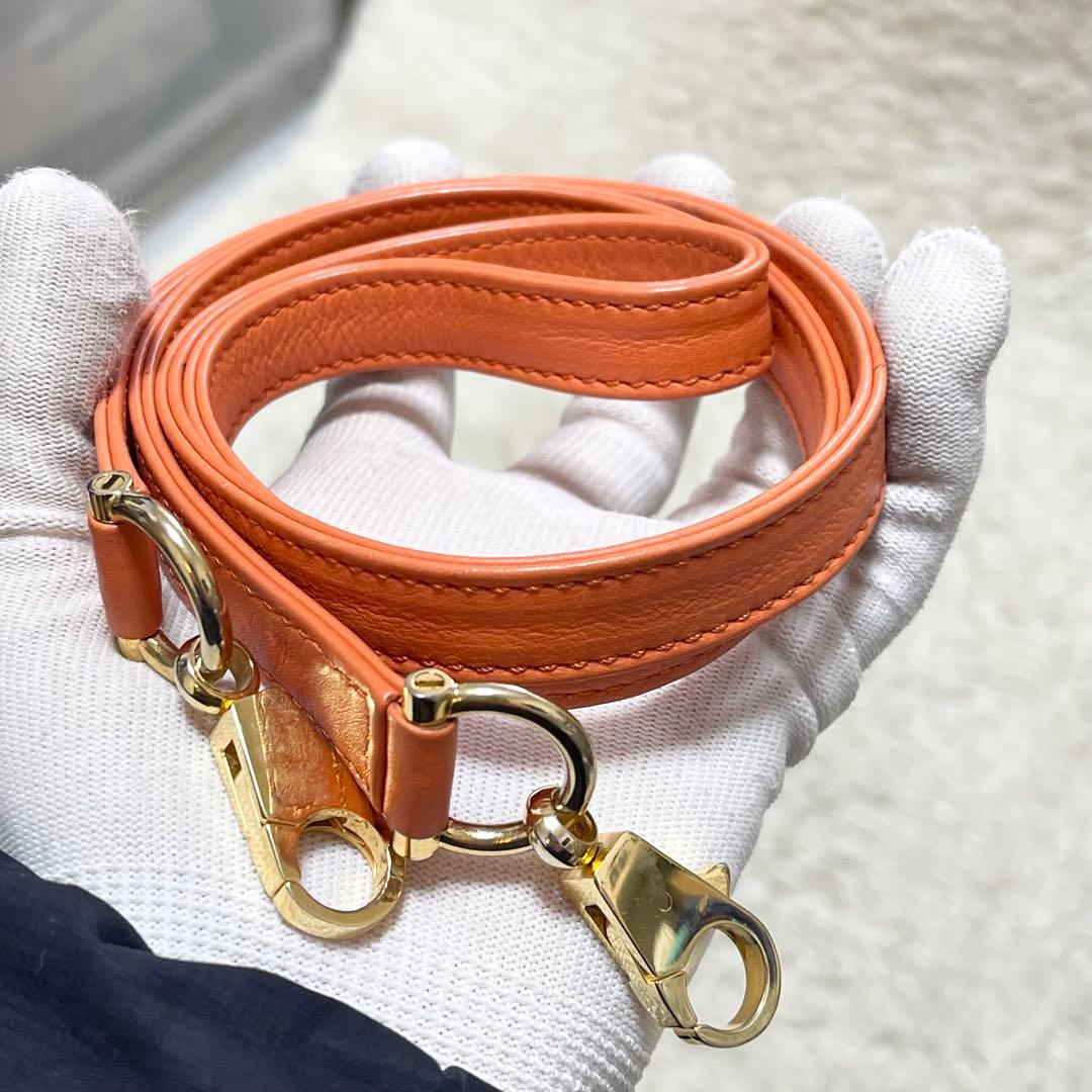 【良品】セリーヌ　2way ハンドバッグ　ボリードブガッティ　レザー　赤