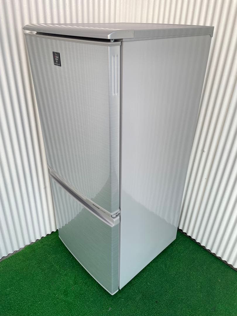 830 シャープ 左右付け替え可能ドア 2ドア冷蔵庫 一人暮らし 単身 シルバー