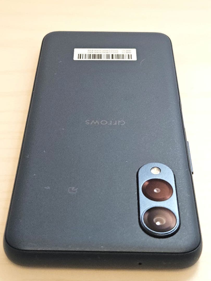 arrows スマートフォン ダークブルー 本体