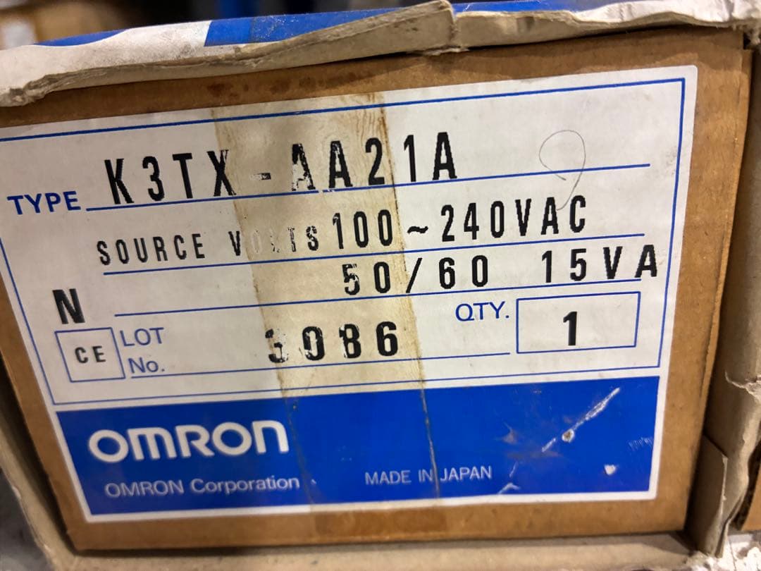 OMRON K3TX ( x2) E4A-3K(x1) デジタルパネルメータ
