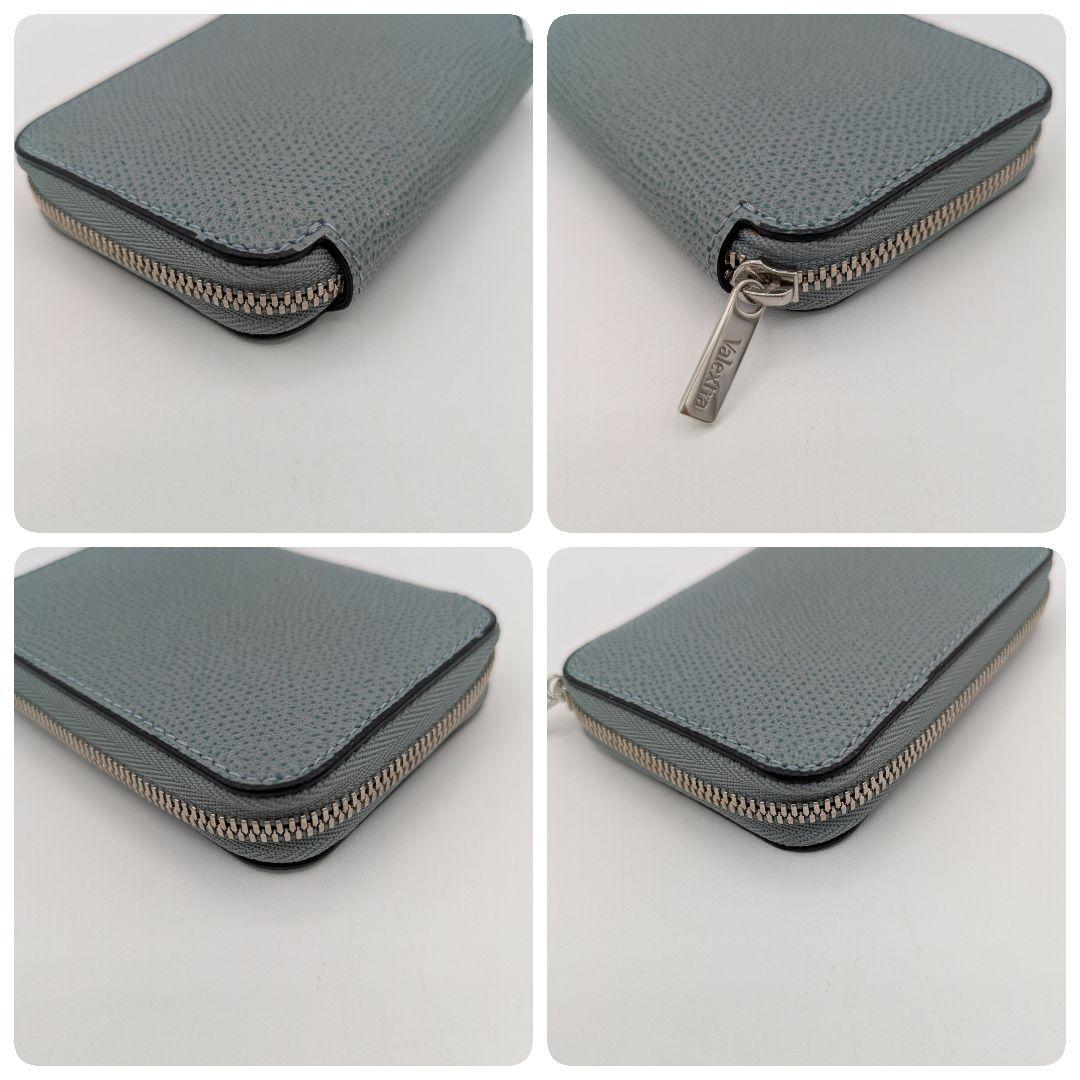 ヴァレクストラ Valextra グレー レザー ケース coincase