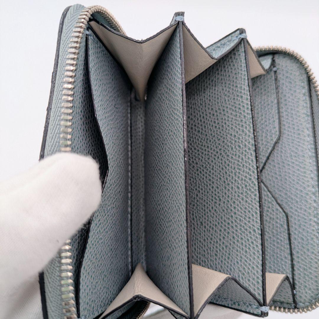 ヴァレクストラ Valextra グレー レザー ケース coincase