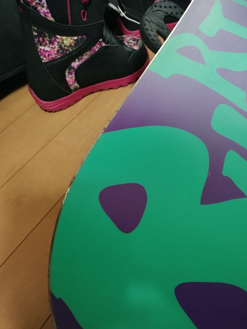 BURTON　スノーボード板　ブーツ　ビンディング　ケース　セット