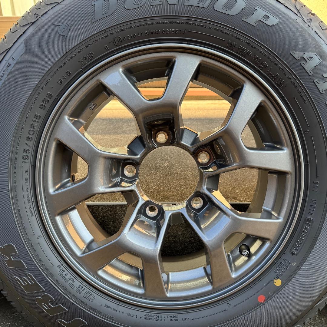 （送料込み）ジムニーシエラ JB74 新車外し ホイール＆タイヤ 2025年製