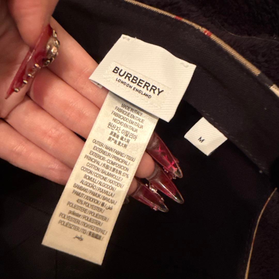 BURBERRY チェック柄キャップ Mサイズ