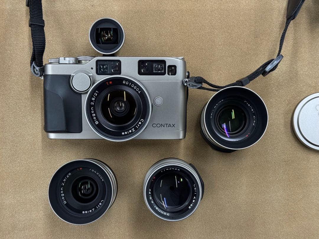 コンタックスG2 +21mm/28mm/45mm/90mm