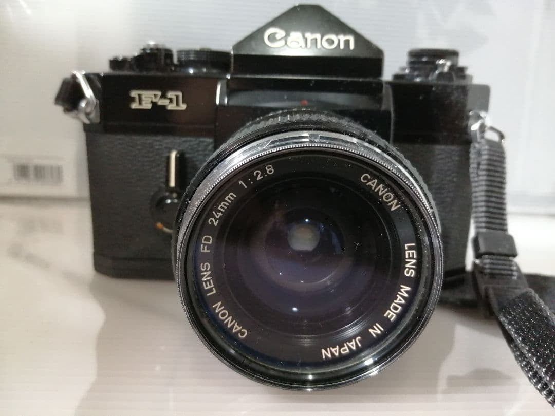 田*中様 Canon F-1 フィルムカメラ 24mmレンズ他レンズ3本