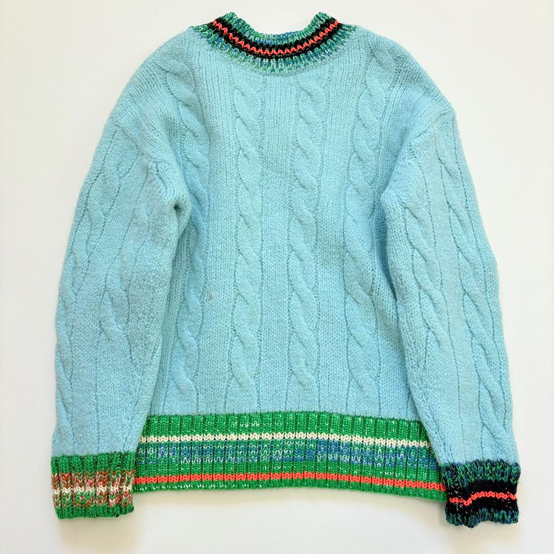 ラコステ デコラティブリブニット ティルデンセーター　チルデンニット　Vネック