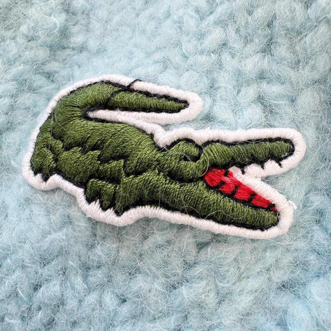 ラコステ デコラティブリブニット ティルデンセーター　チルデンニット　Vネック