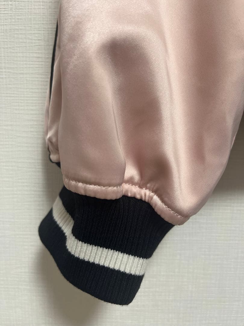 LILY BROWN×KEITA エンブロイダリーリバーシブルスカジャン　ピンク