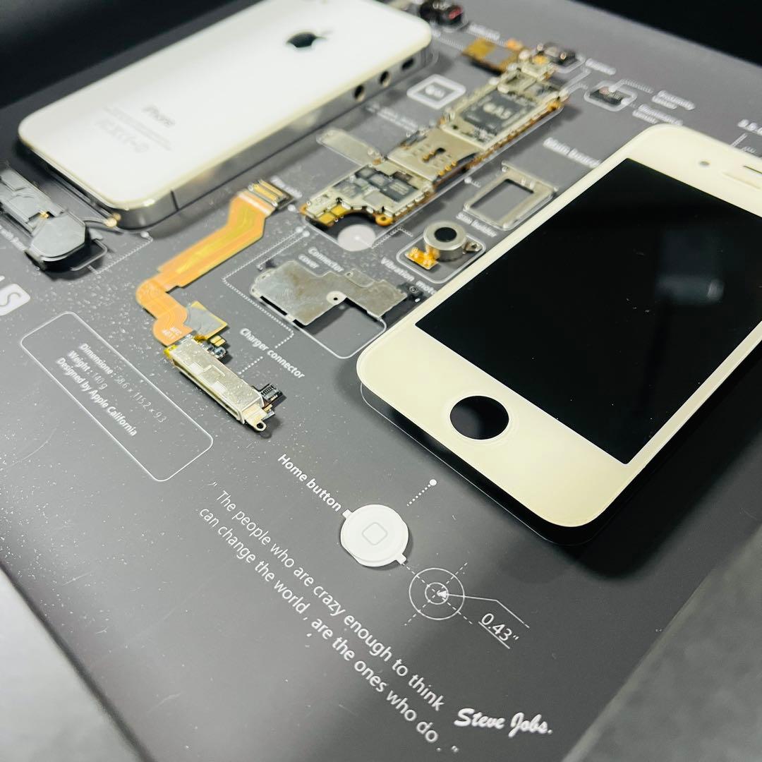 iPhone 4s White 標本アート ボックスフレーム仕様 (スクエアS)