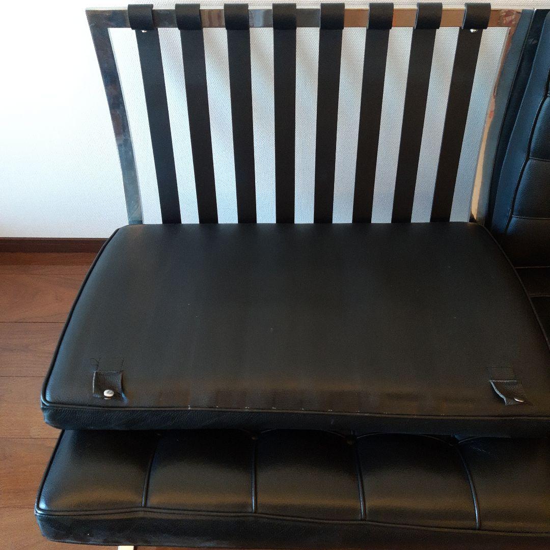 バルセロナチェア　リプロダクト品　本革　セット販売