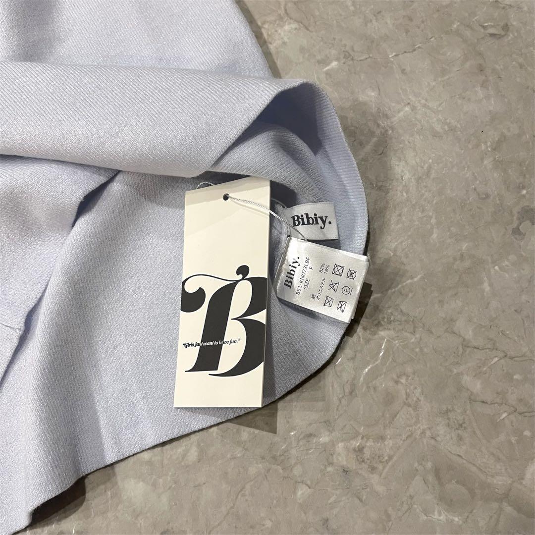 【新品未使用】Bibiy. パフスリーブニット