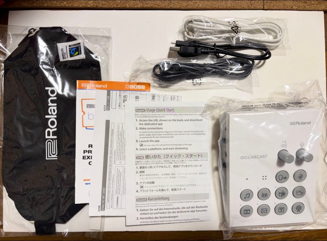 Roland GO:LIVECAST オーディオインターフェース