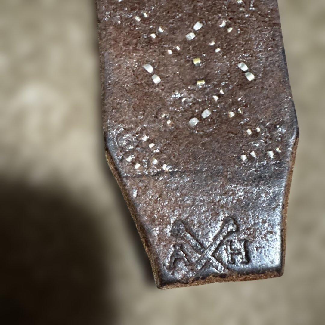 34inch HTC ANOTHER HEAVEN レザー　スタッズベルト　黒