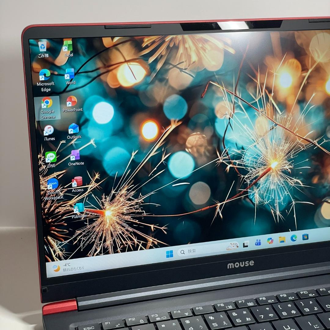 ★美品★ Mouse X4-R5 Ryzen5 ノートPC バッテリー◎ SSD