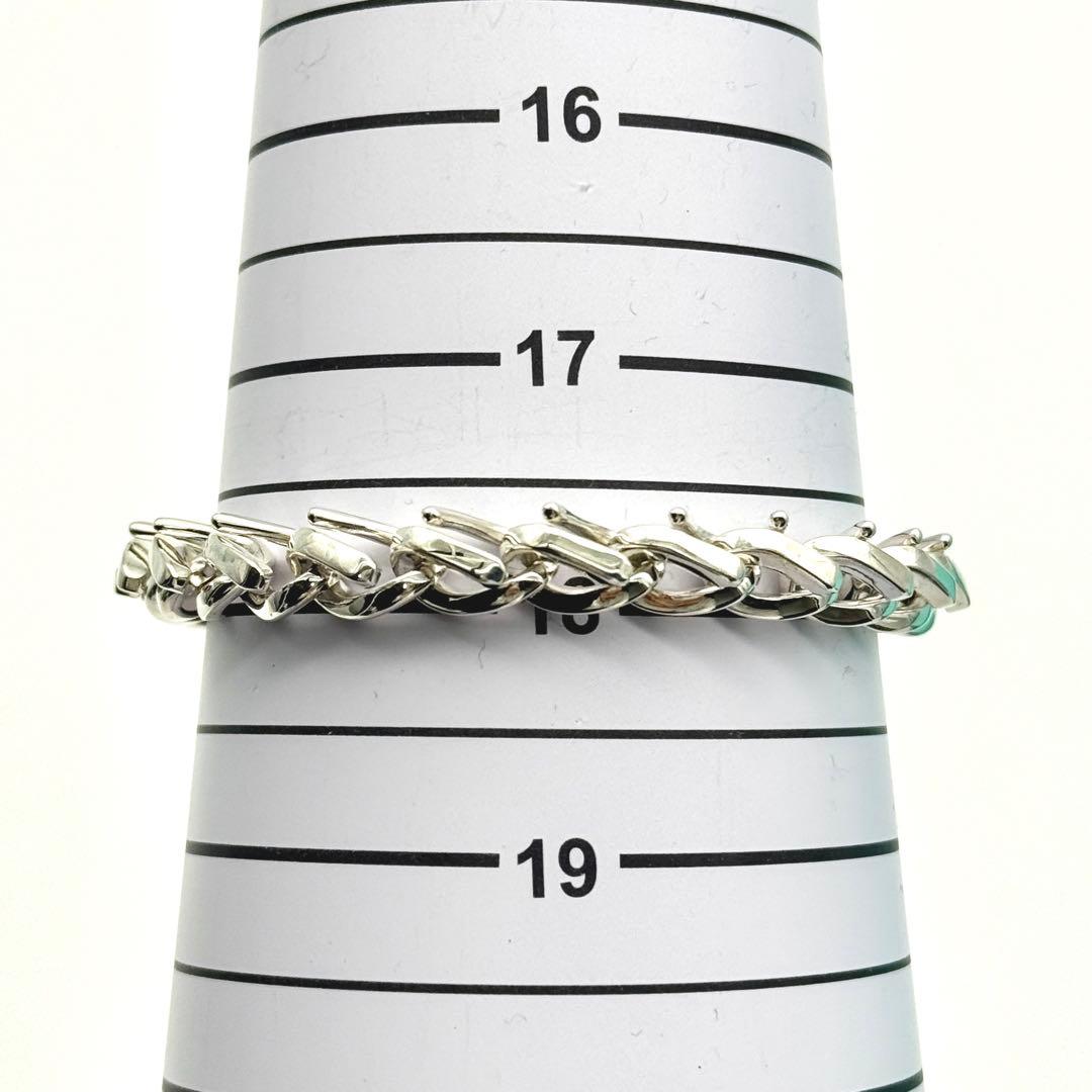 極美品 Tiffany フォージ ミディアム リンク ブレスレット シルバー