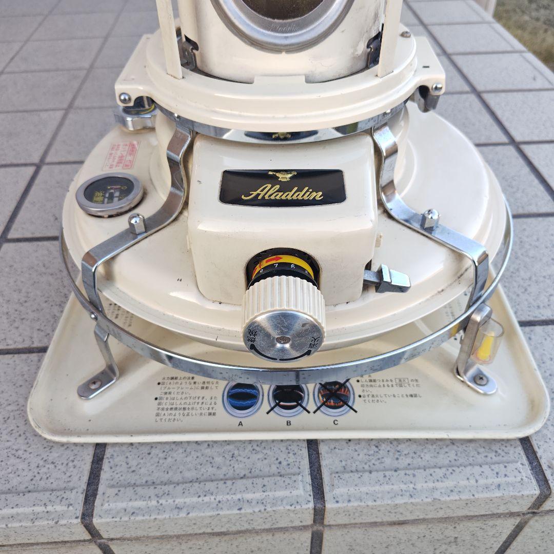 Aladdin ストーブ クリーム色　ＢＦ３９０２　レトロ