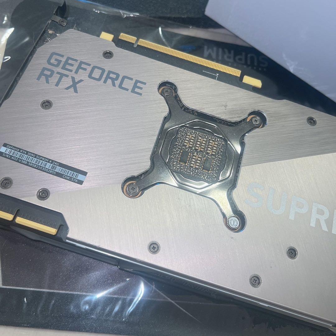 現在最安値92000円MSI GeForceRTX 3090 suprim X