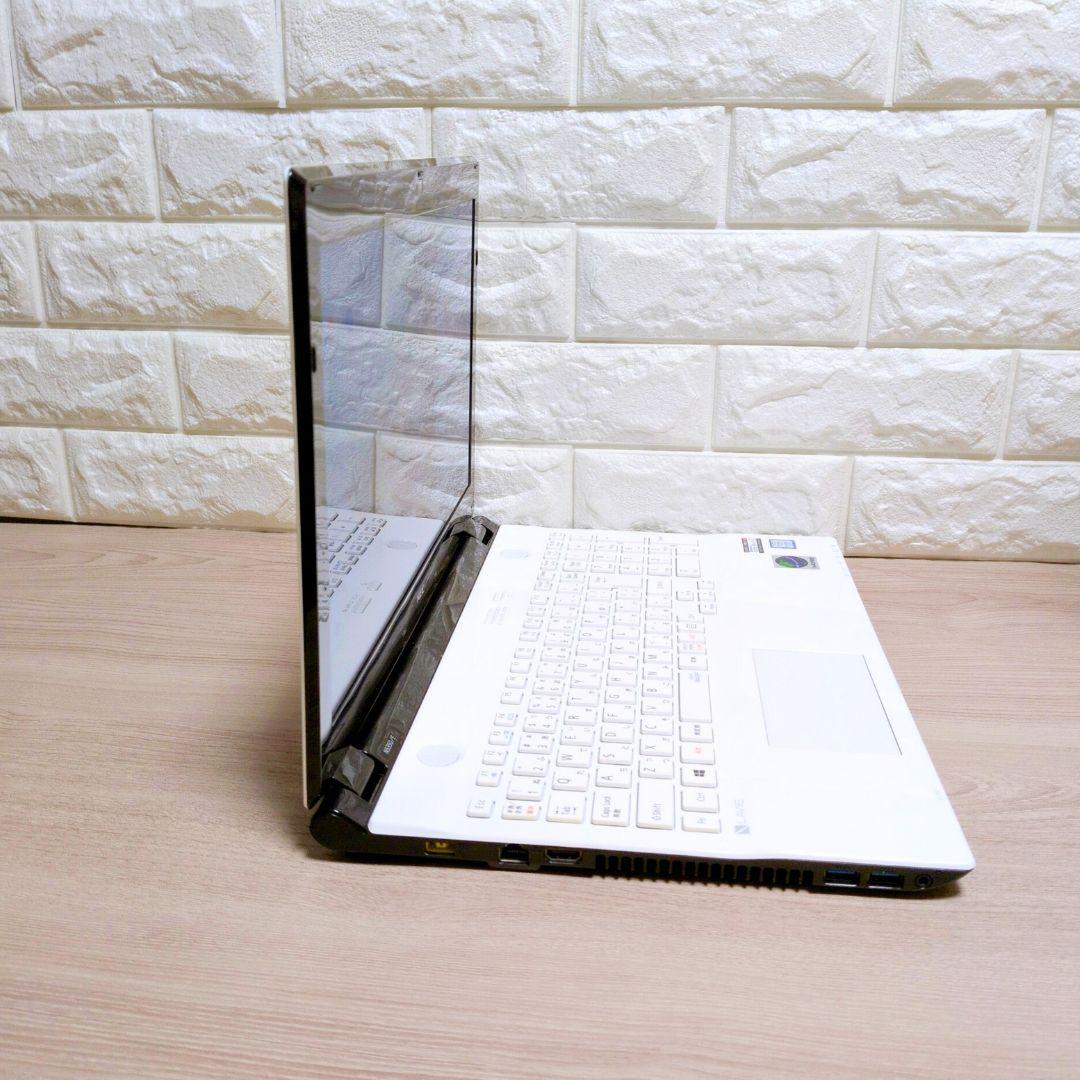 状態良好✨NEC白ノートPC✨SSD搭載／メモリ8GB／ブルーレイ／すぐ使える