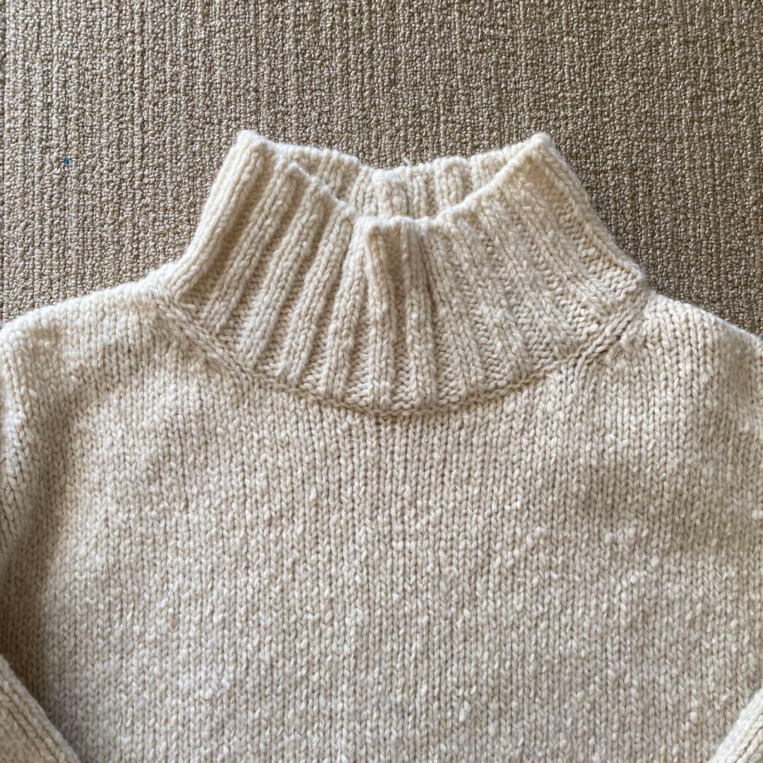 evam eva リニューウールタートルネック