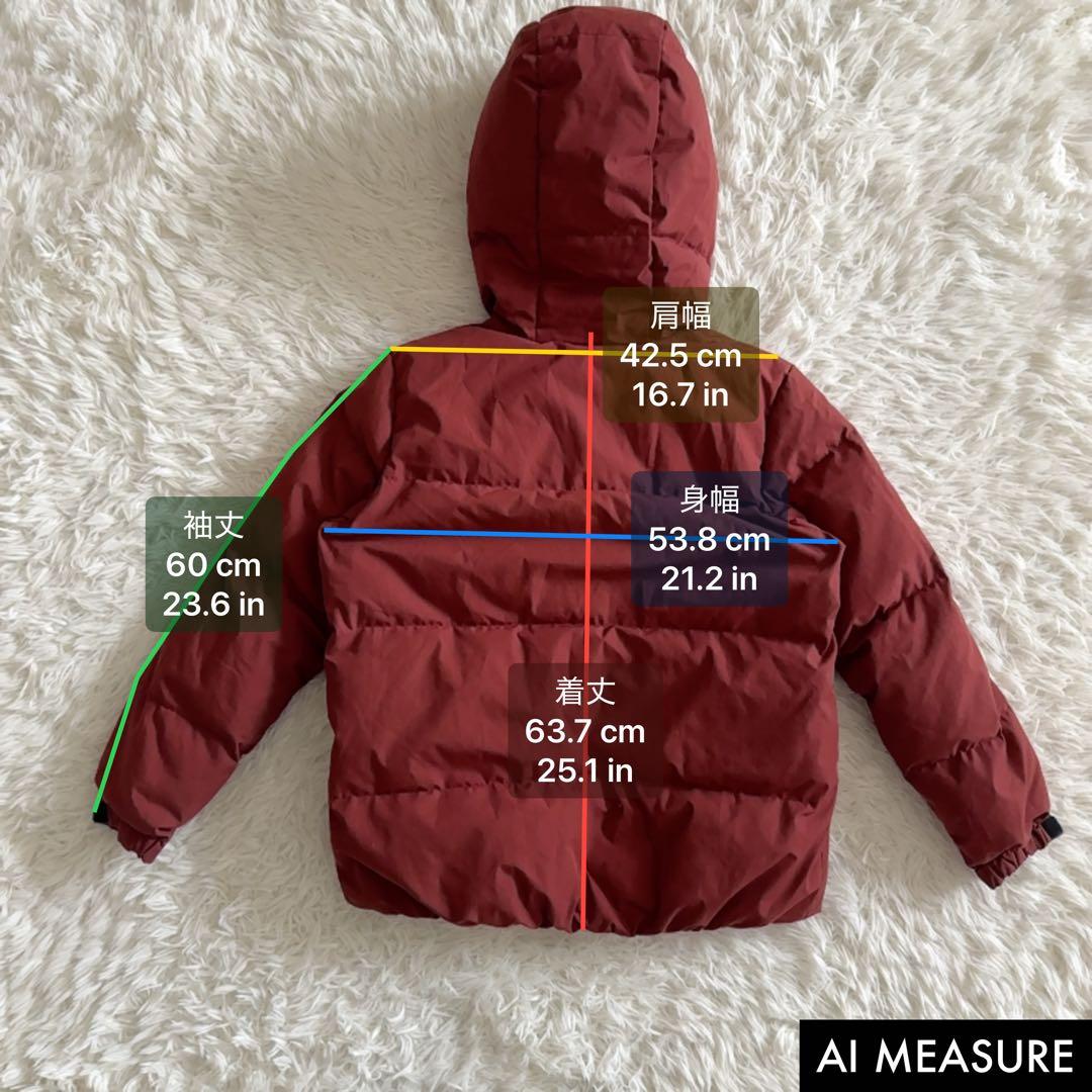 NANGA タキビダウンジャケット アウター ブルゾン レディースL ボルドー
