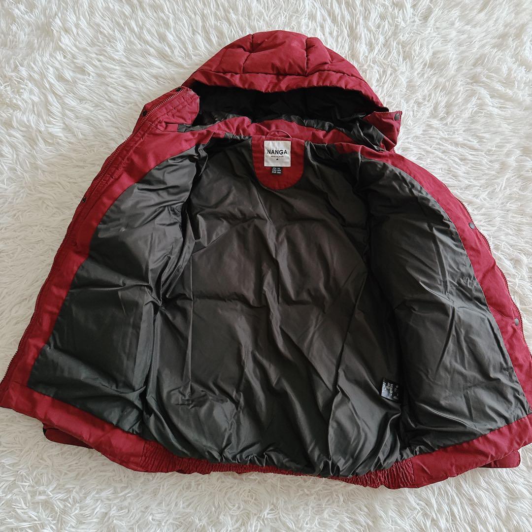 NANGA タキビダウンジャケット アウター ブルゾン レディースL ボルドー