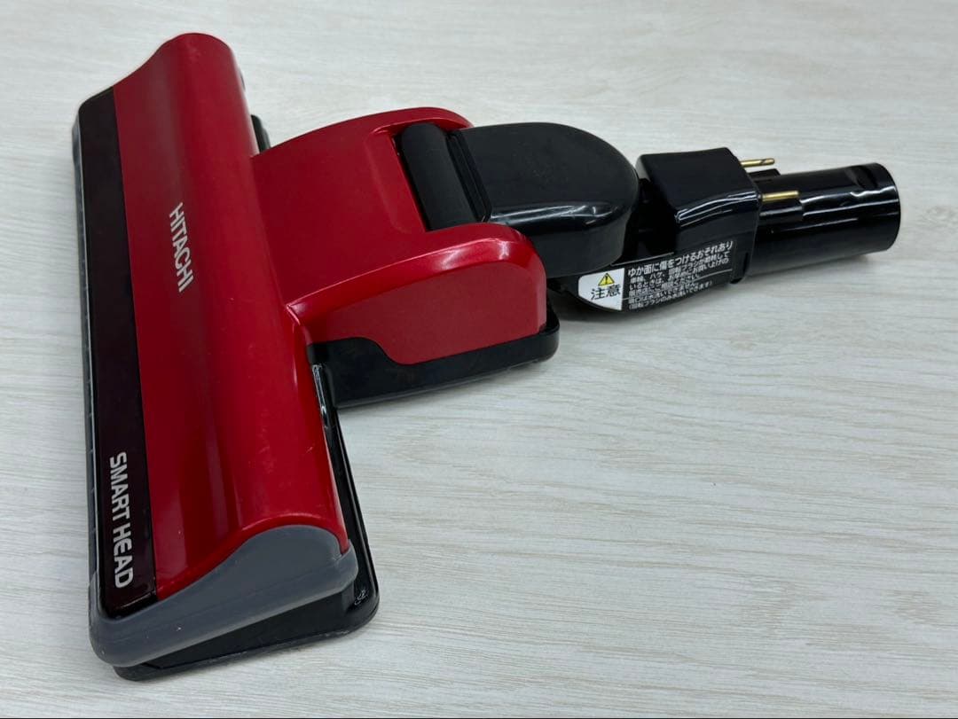赤　日立　掃除機　中古　綺麗　 動作保証 D-DP15 パワーヘッド　回転ブラシ