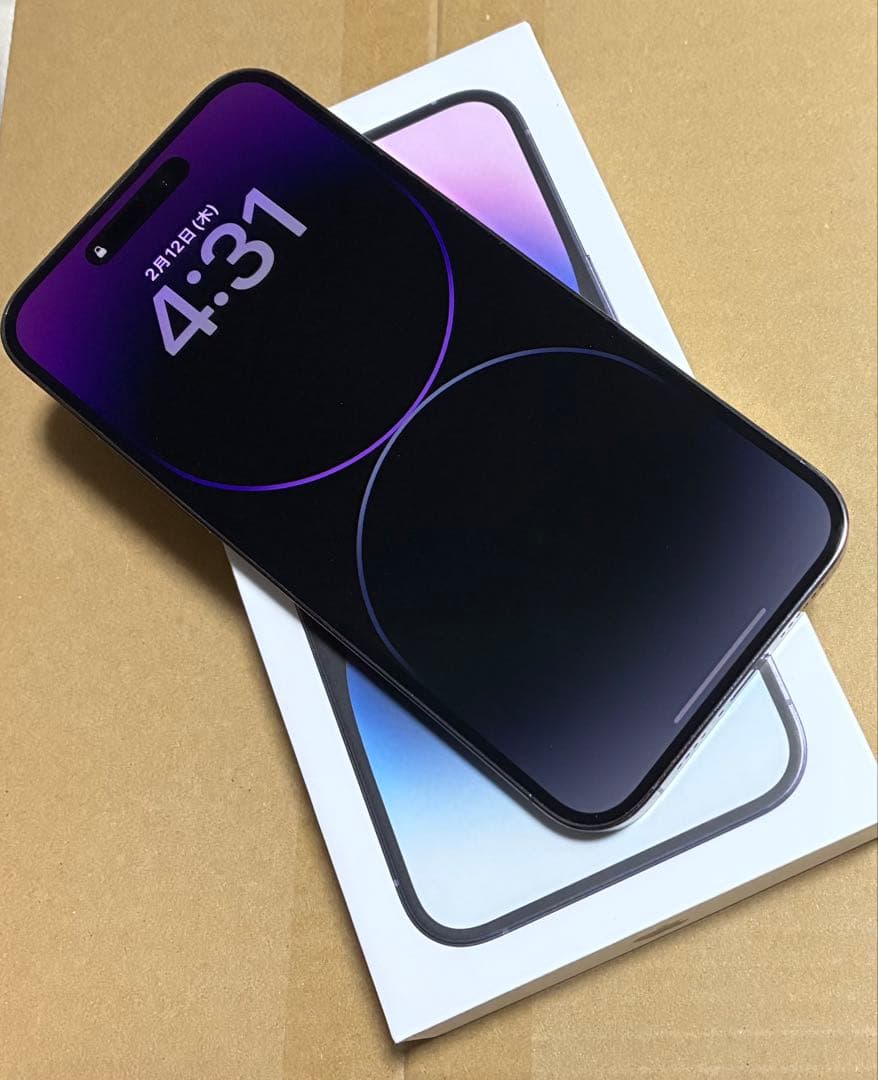 極美⭐︎Apple iPhone 14 Pro Max 256GBディープパープル