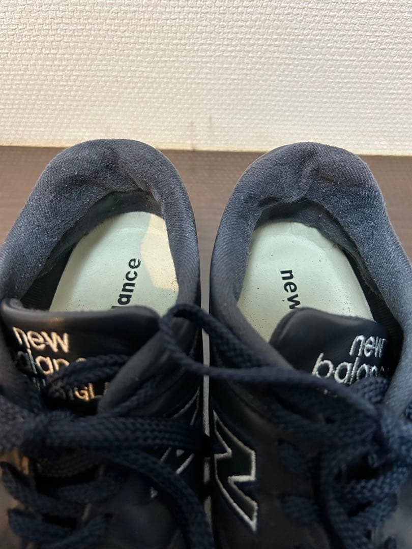 New Balance M1500ネイビー　レザースニーカー
