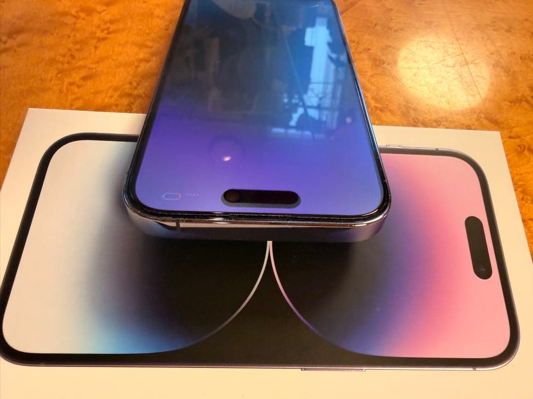 Apple iPhone 14 Pro 256GB パープル　難あり