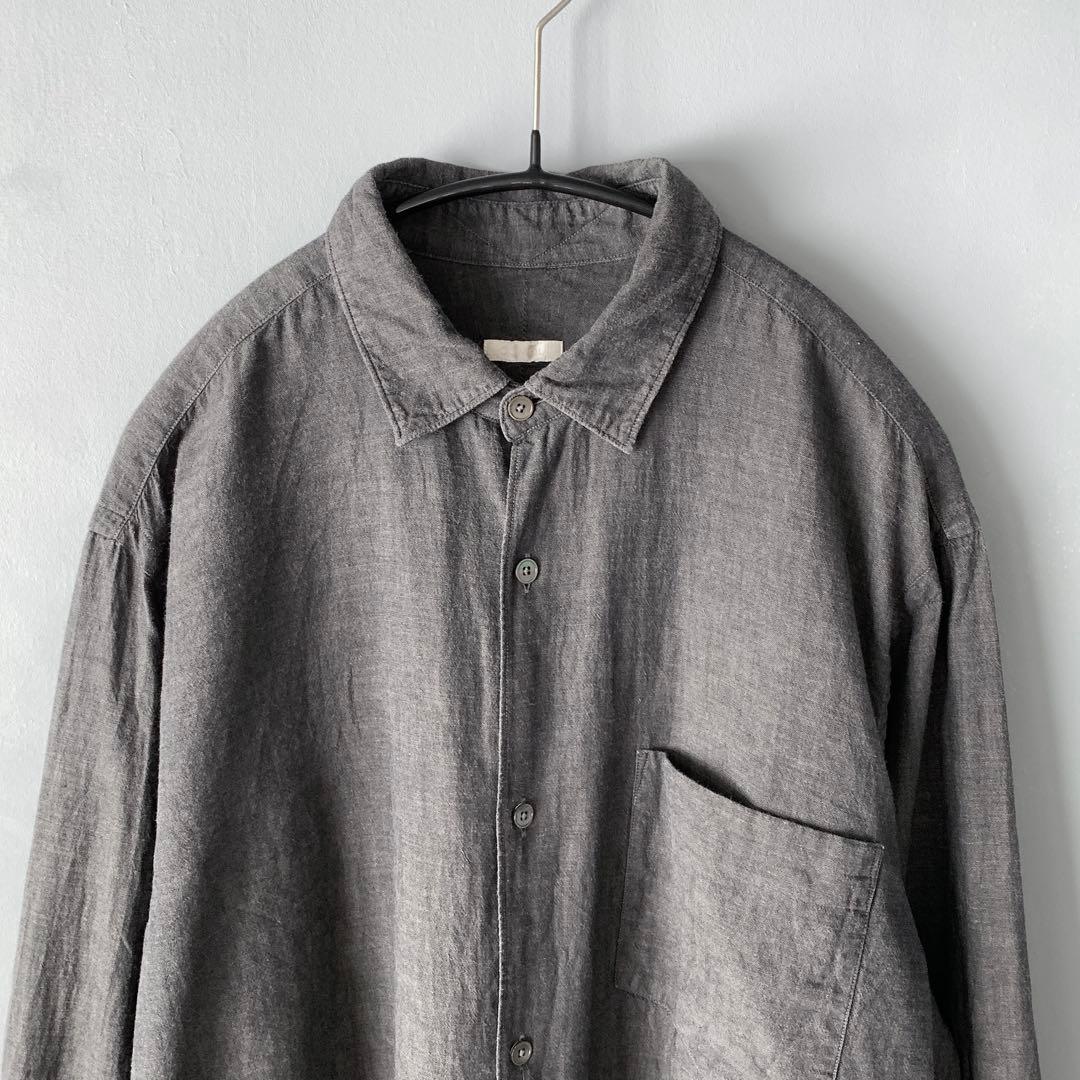 COMOLI ベタシャン コモリシャツ グレー 2