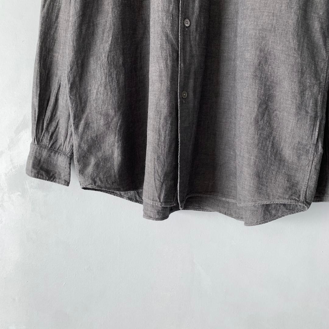 COMOLI ベタシャン コモリシャツ グレー 2