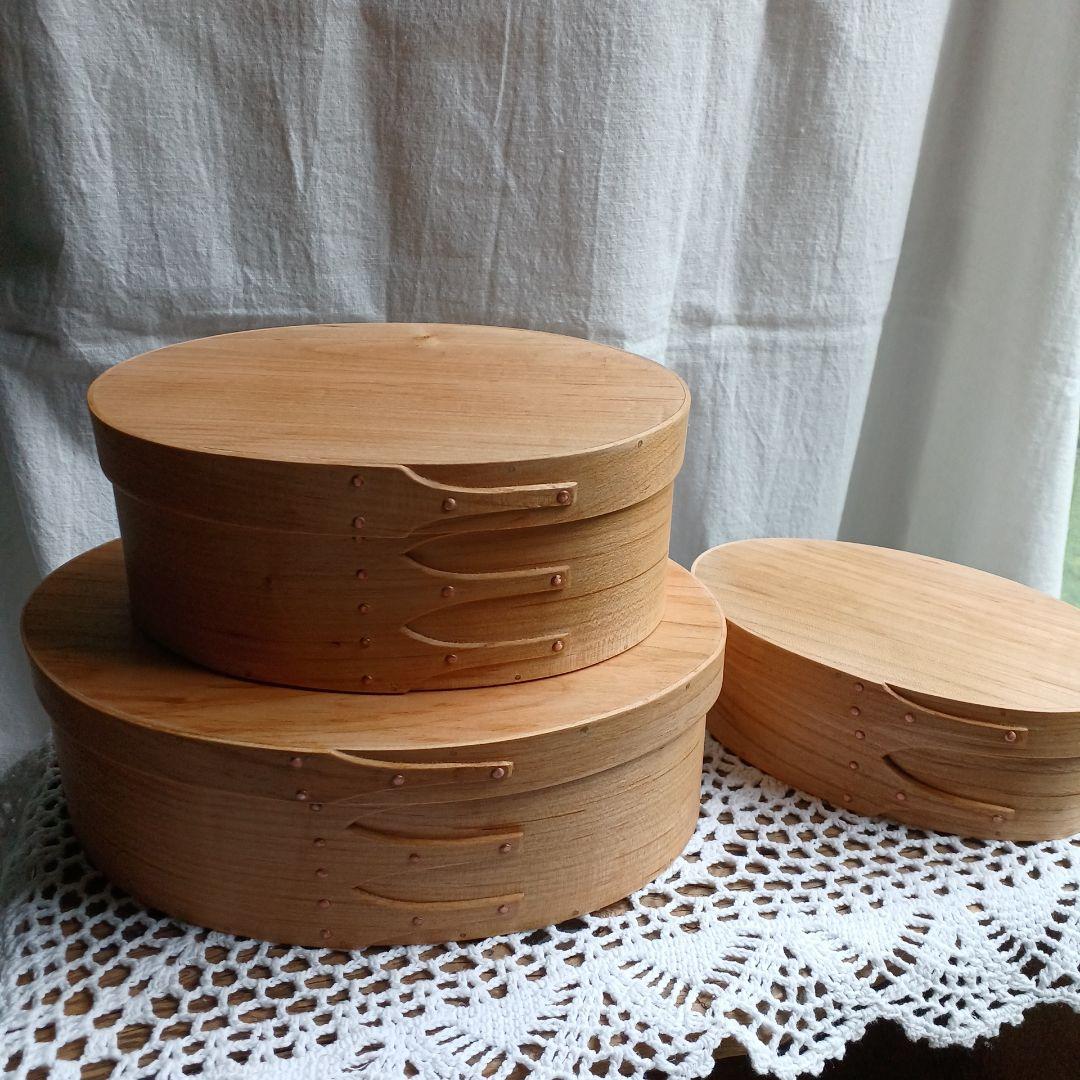 シェーカーボックス　オーバルボックス　3つセット