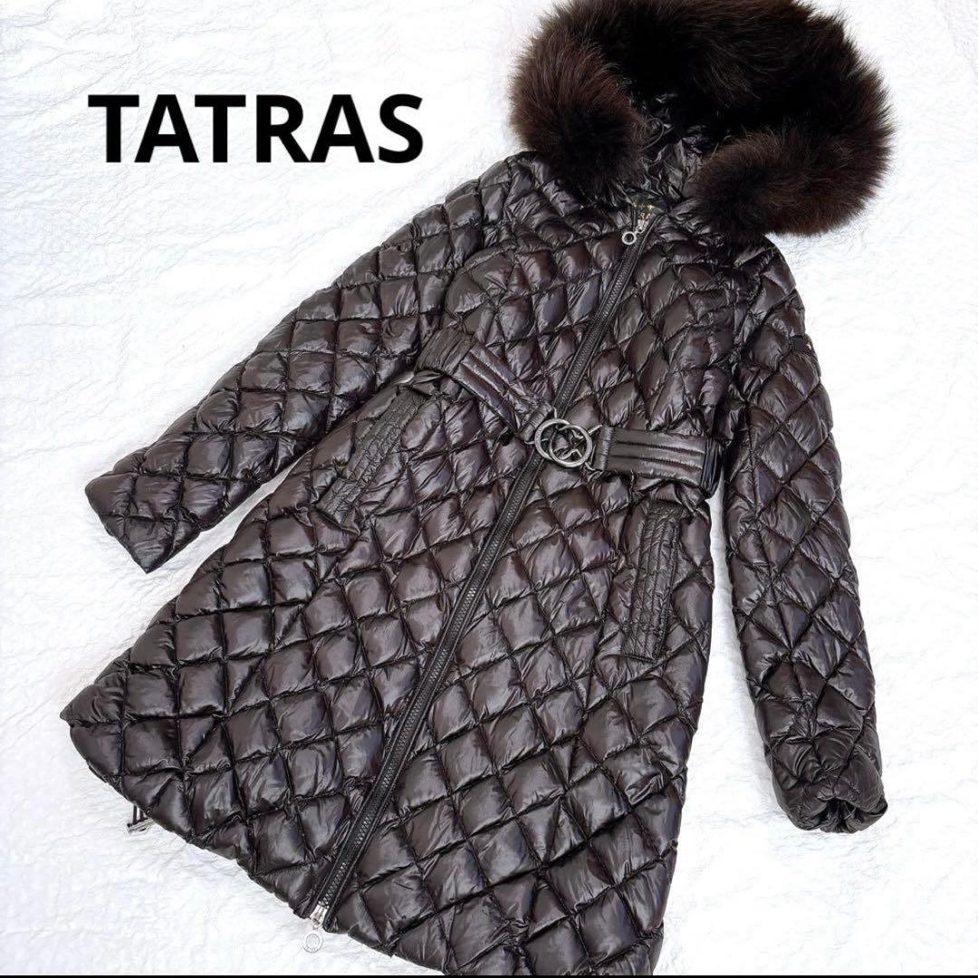 お値下げ✨美品✨TATRAS パルマ　ベルト付　ラクーンファーダウンコート
