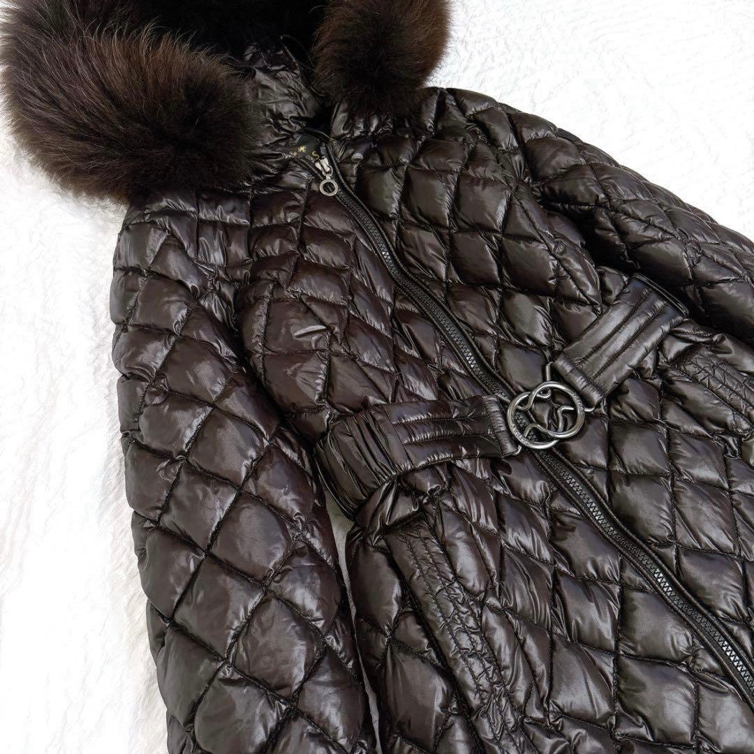 お値下げ✨美品✨TATRAS パルマ　ベルト付　ラクーンファーダウンコート