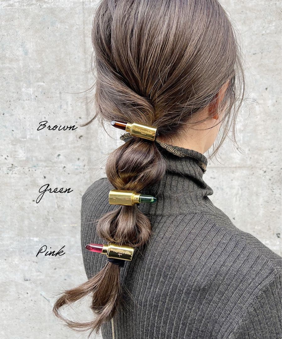 ザヘアバートウキョウ リップスティックポニー ピンク