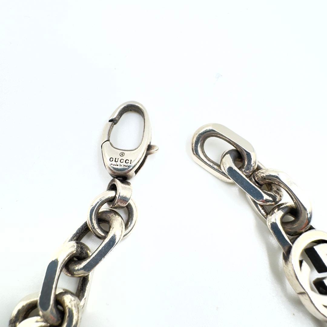美品✨　グッチ　ブレスレット　正規品　インターロッキング　GG　620798