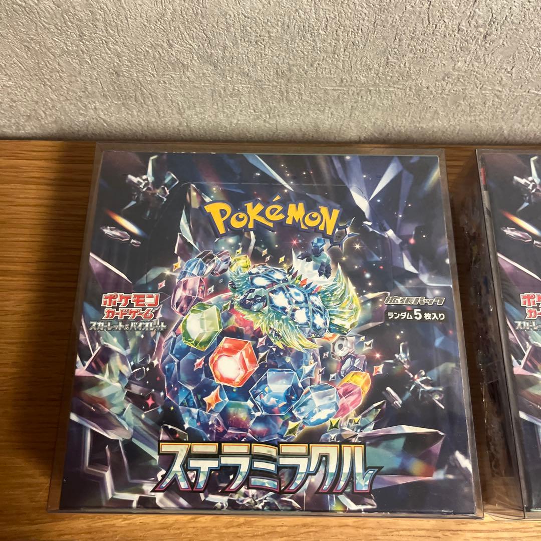 ポケカ　ステラミラクル　未開封BOX　シュリンク付