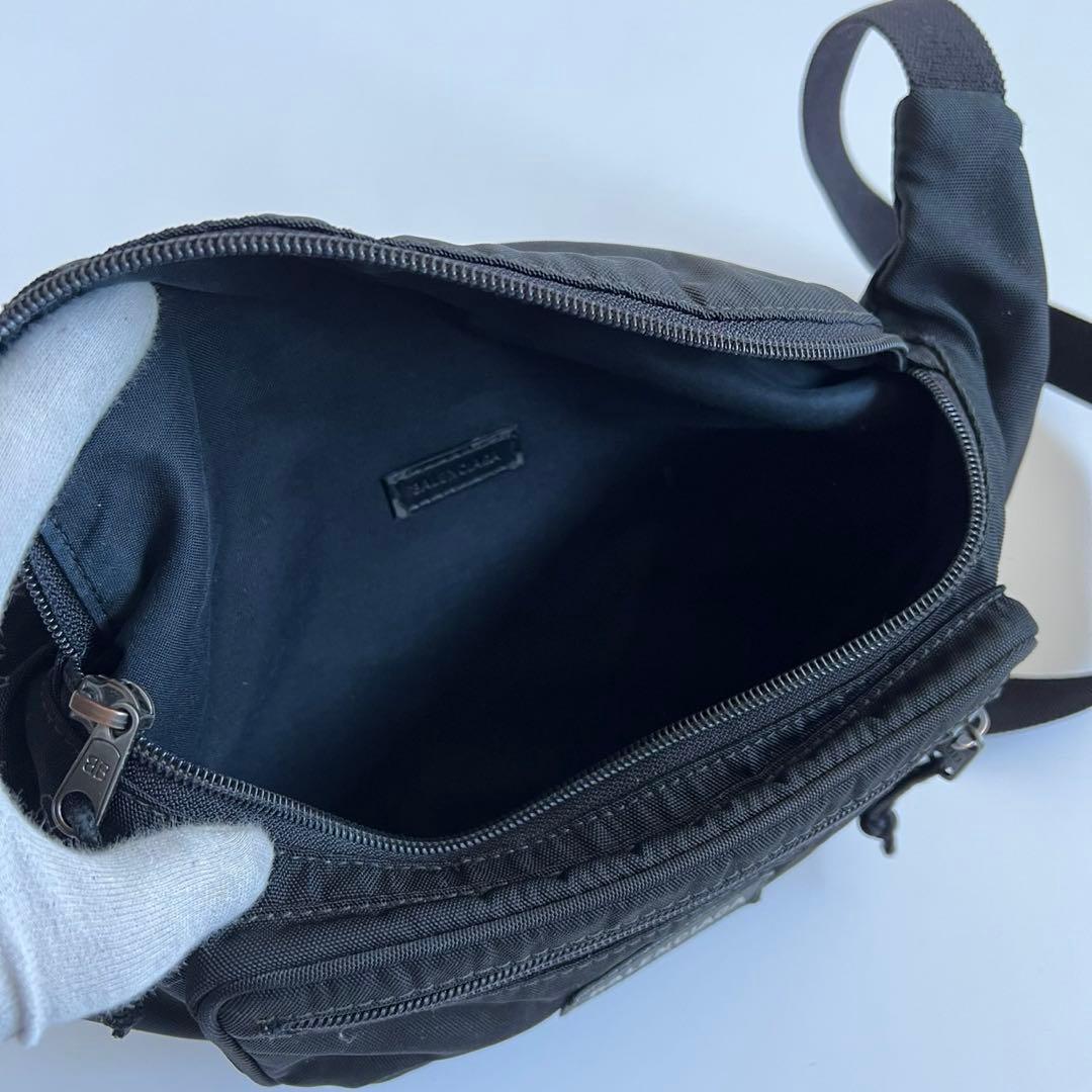 バッグ BALENCIAGA LOGO NYLON WAIST BODY BAG