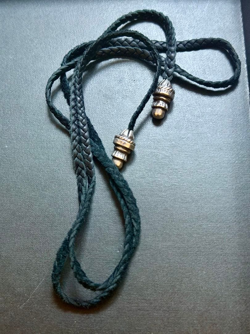 CHROME HEARTS クロムハーツ レザー ブレードボロチップ