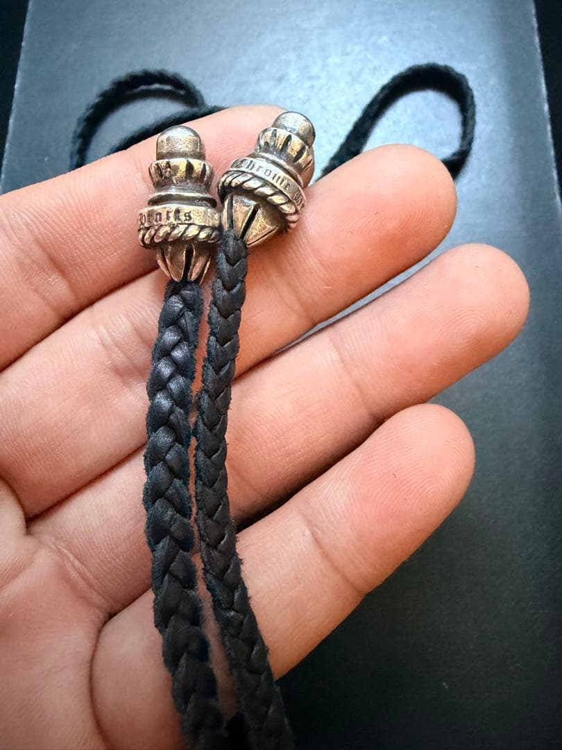 CHROME HEARTS クロムハーツ レザー ブレードボロチップ