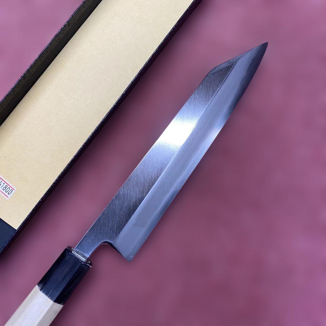 銀三　勘所切付型特製万能和包丁　210㎜　7寸