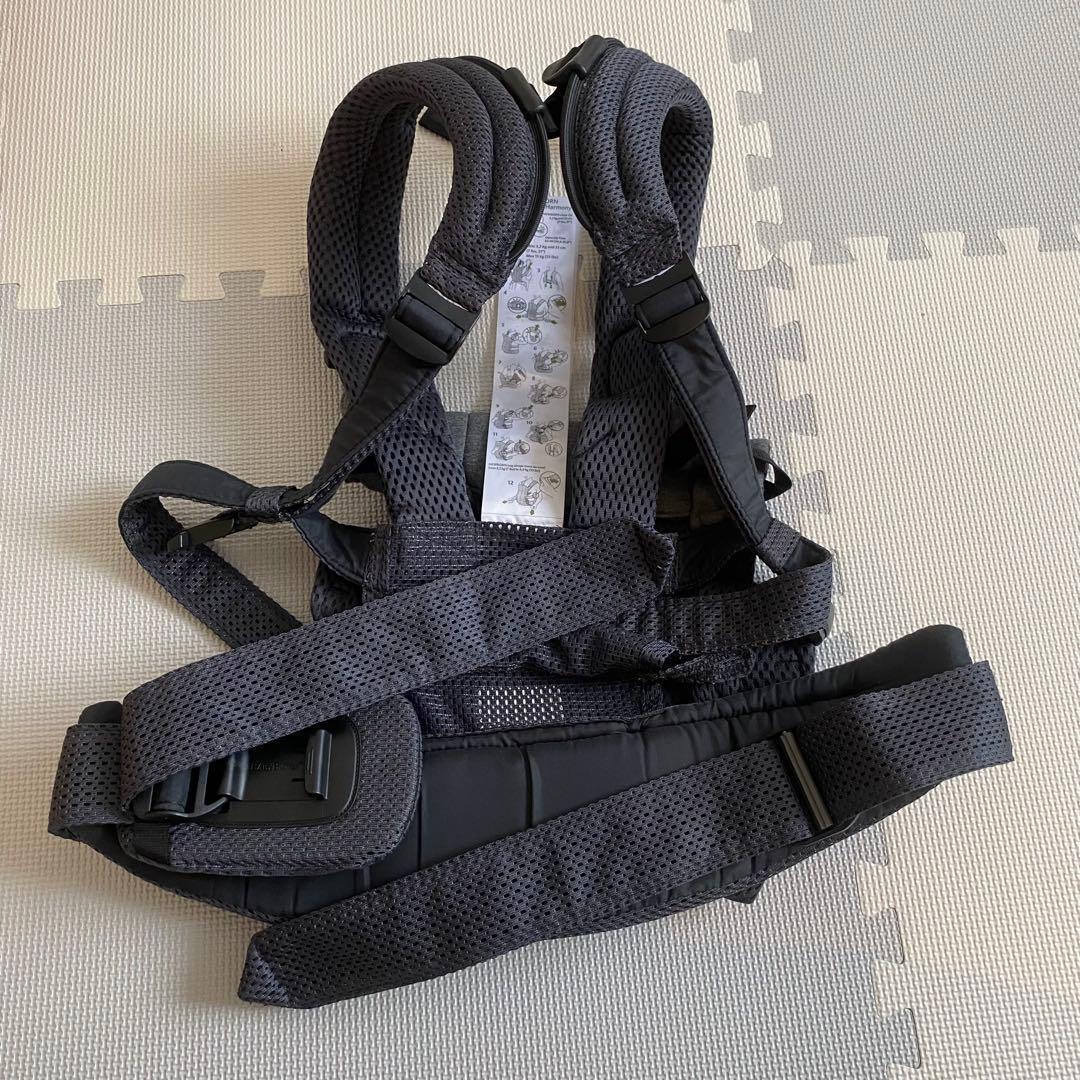 【美品】ベビービョルン ハーモニー アンスラサイト メッシュ