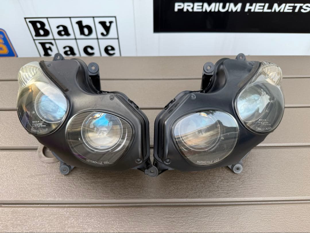 ZZR1400 / ZX-14 純正ヘッドライト 左右セット 破損無し