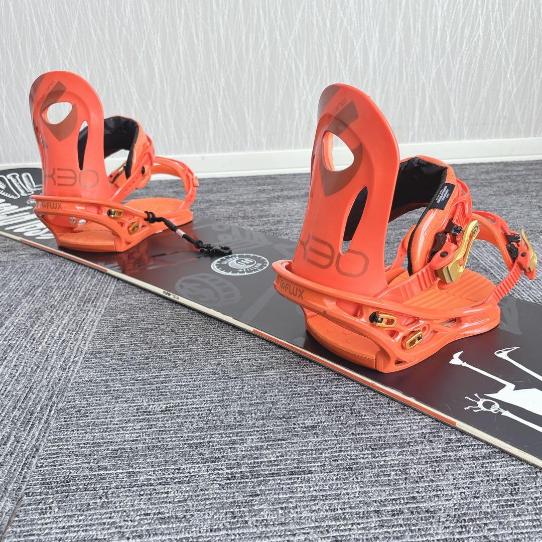 88超豪華❗️サロモン×FLUX メンズスノーボードセット★150cm+ビン付