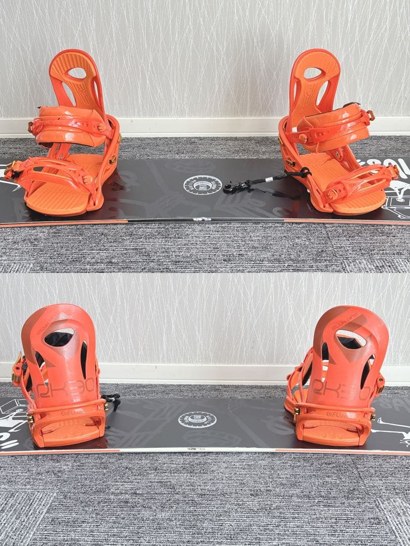 88超豪華❗️サロモン×FLUX メンズスノーボードセット★150cm+ビン付