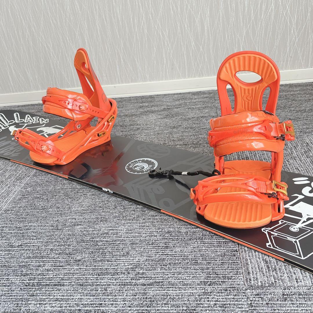88超豪華❗️サロモン×FLUX メンズスノーボードセット★150cm+ビン付