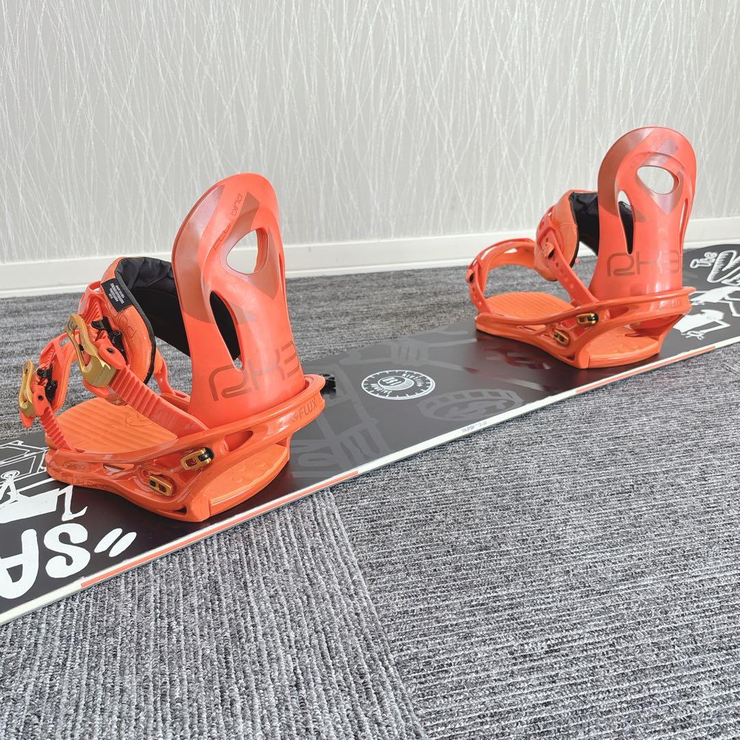 88超豪華❗️サロモン×FLUX メンズスノーボードセット★150cm+ビン付